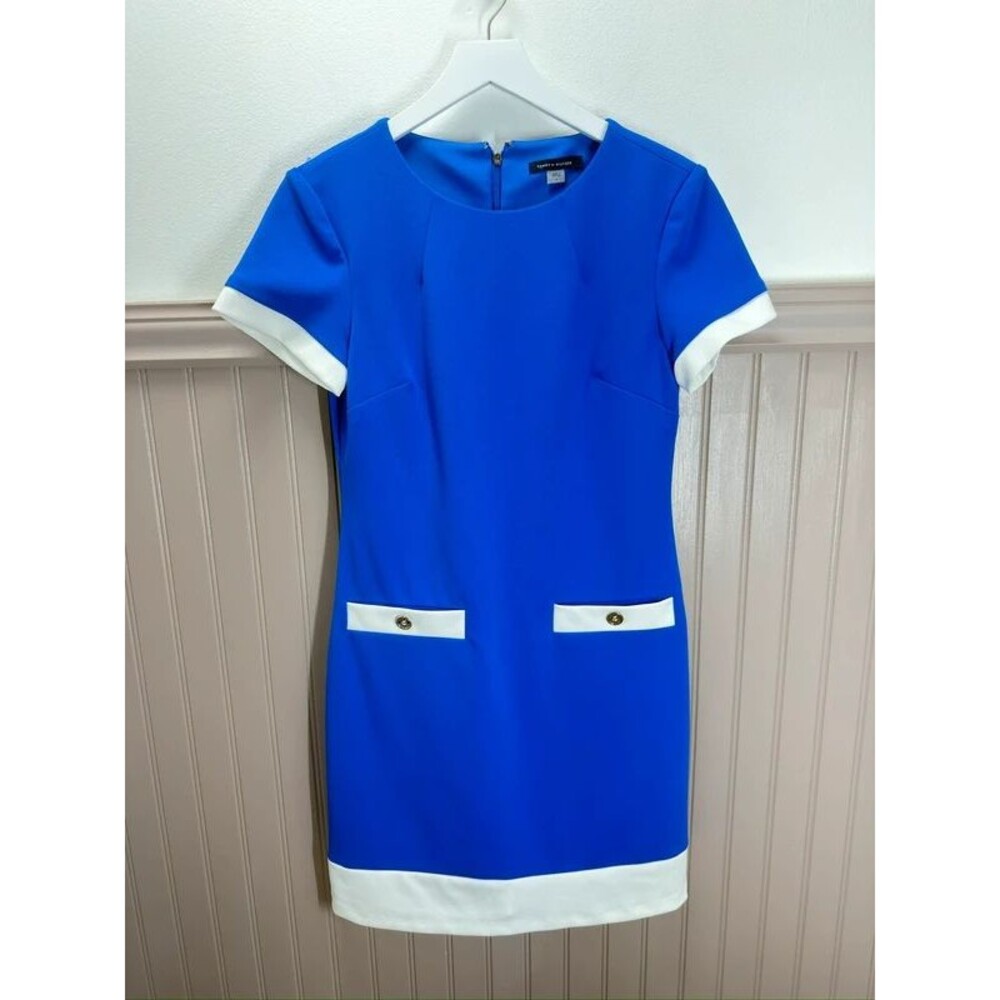 Tommy Hilfiger Blue Sheath Dress Size 2